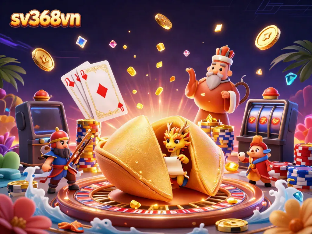 Experience thrilling gaming with sv368vn's impressive online casino treasures and characters.