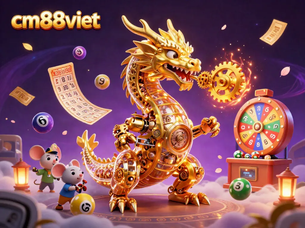 Experience thrilling gameplay with cm88viet's vibrant lottery scene filled with dynamic elements.