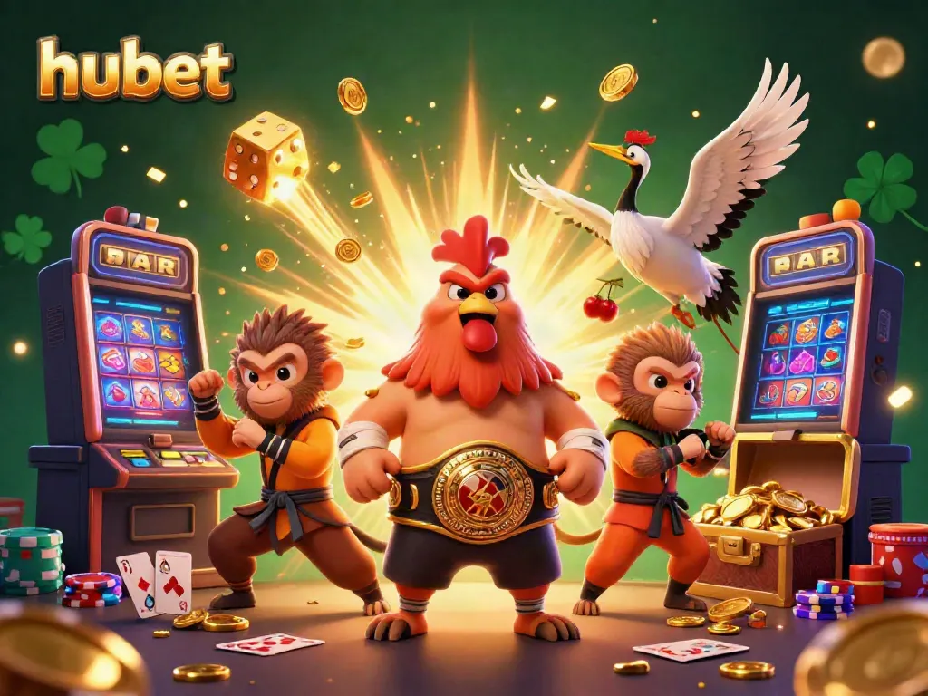 Engaging hubet gaming scene featuring vibrant characters, jackpot elements, and rich visuals.