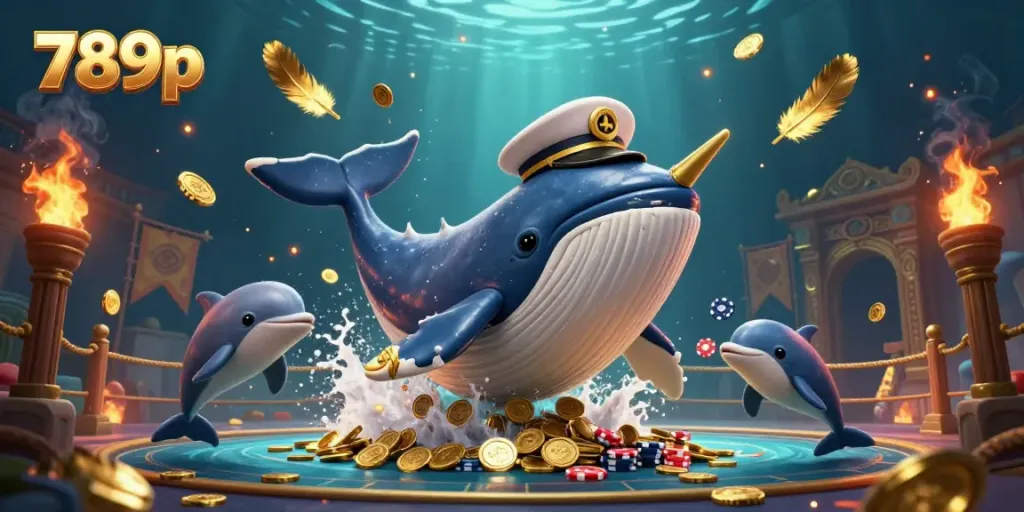 Engage with vibrant casino-themed 789p illustration featuring characters and winning elements.