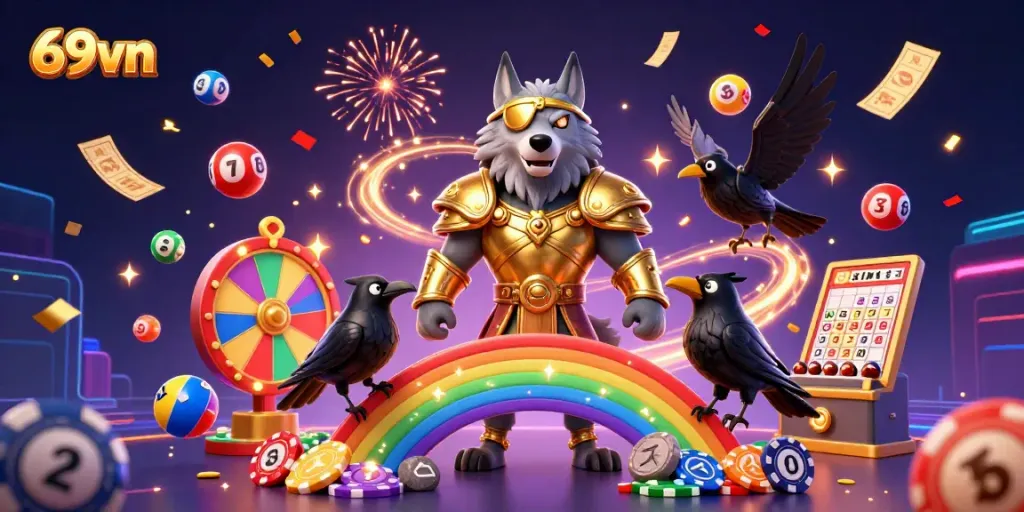 Experience thrilling betting adventures at 69vn with dynamic casino elements and vibrant visuals.